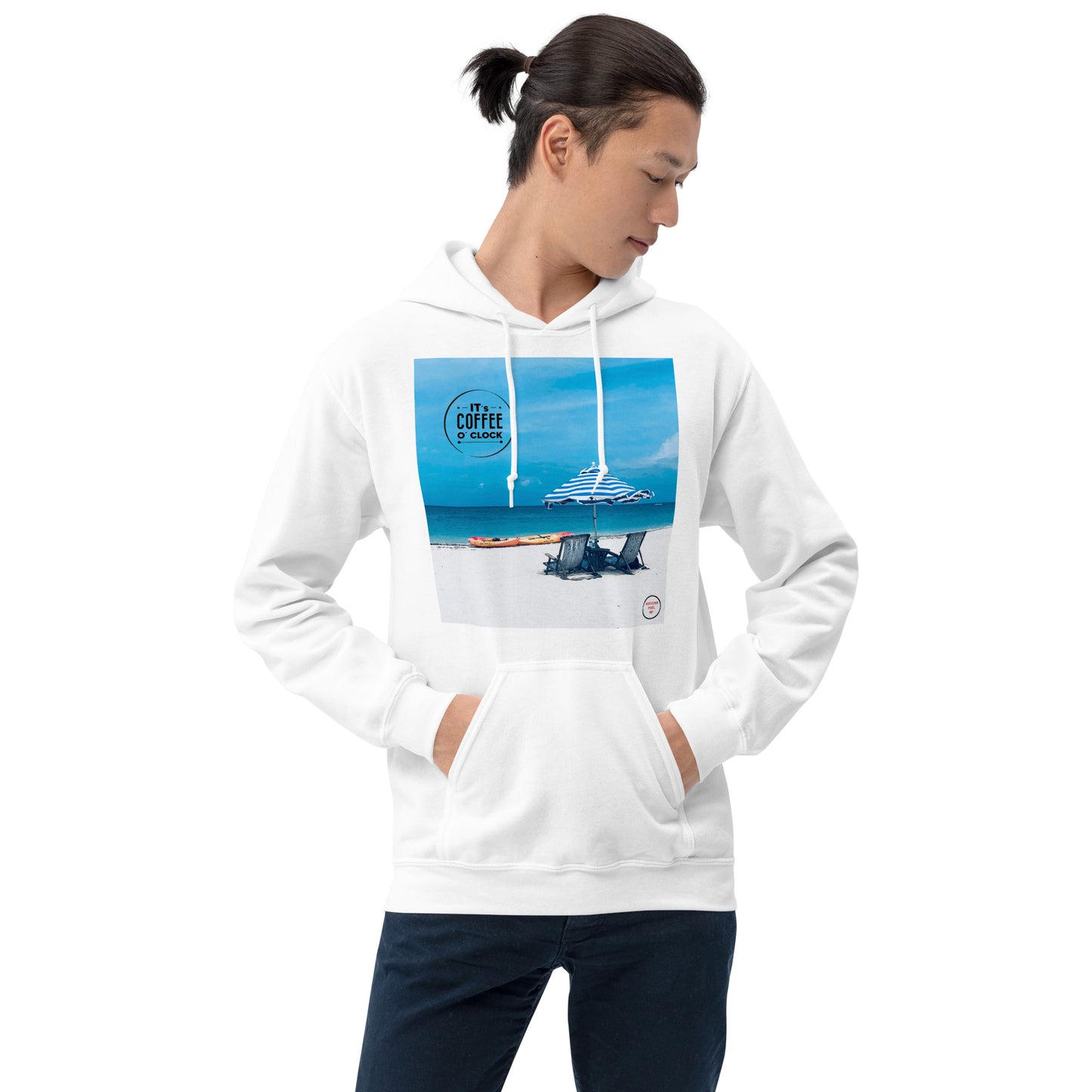 Coffee at the Beach Unisex Hoodie