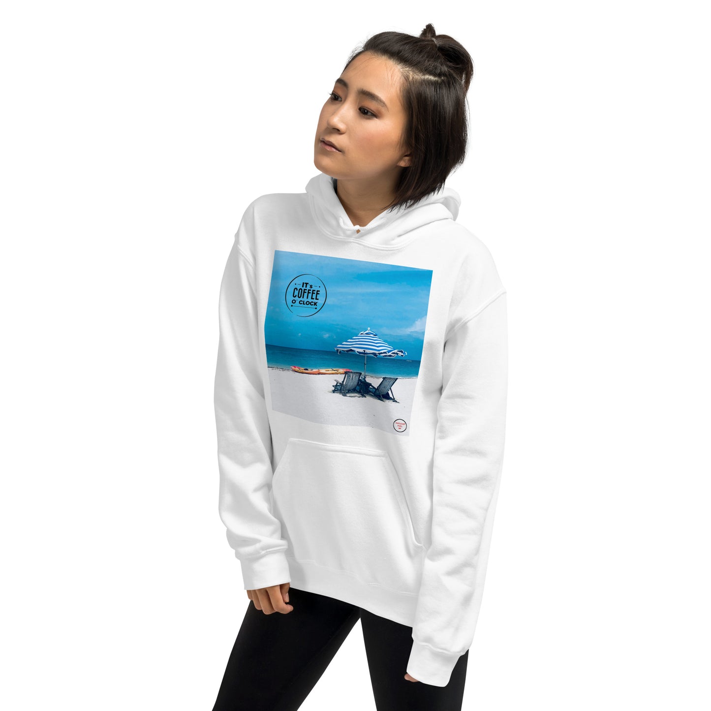 Coffee at the Beach Unisex Hoodie