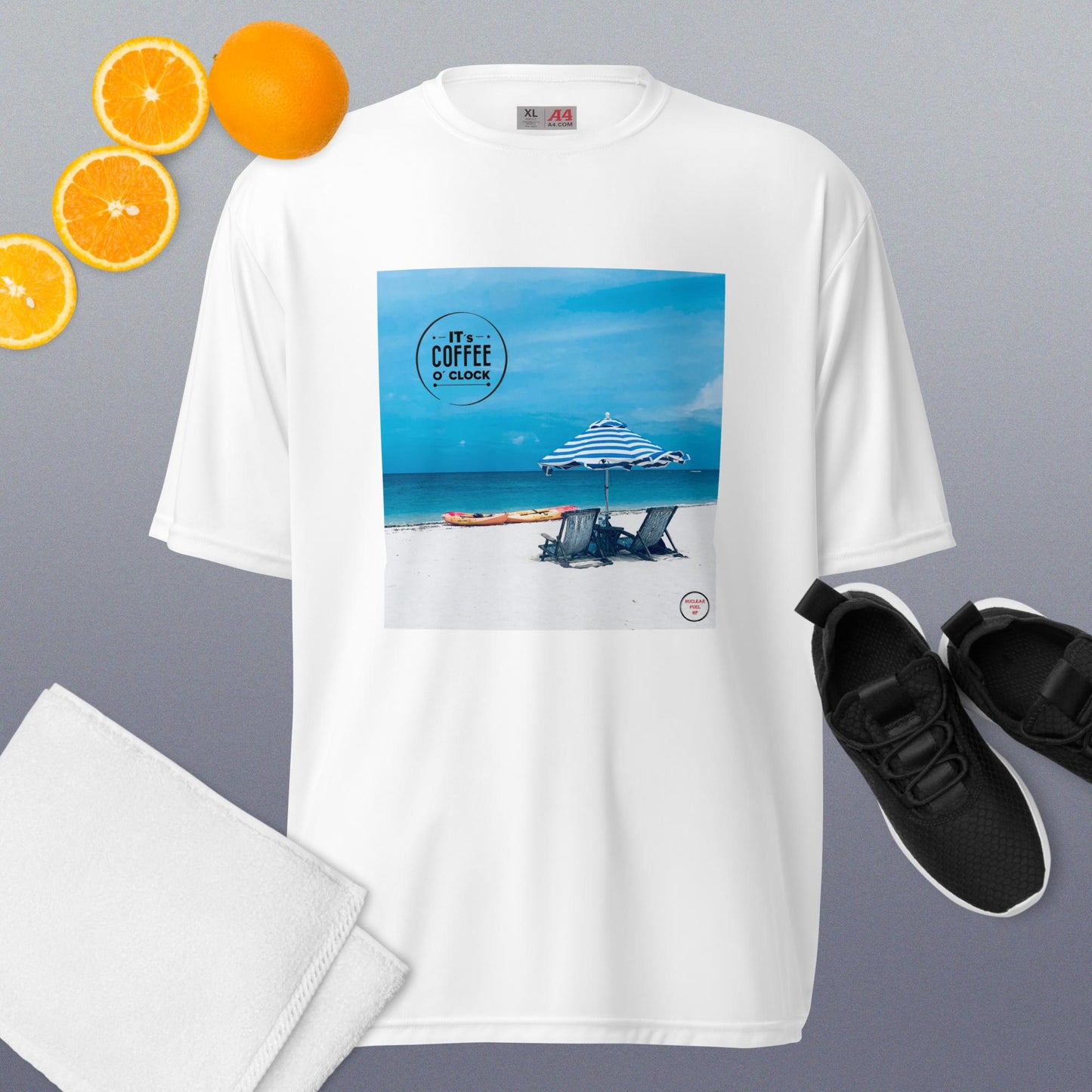 Coffee at the Beach Unisex t-shirt