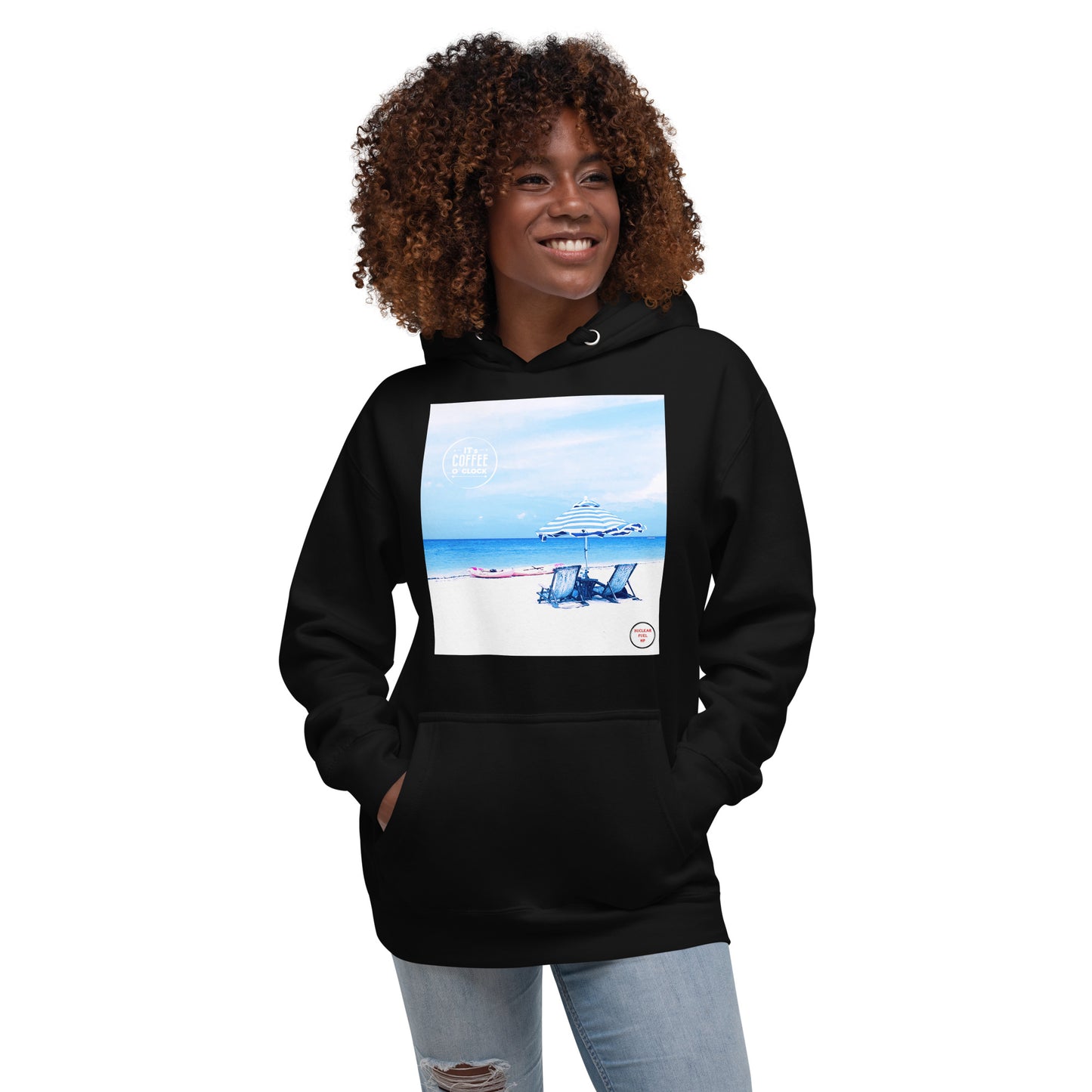 Coffee at the Beach Unisex Hoodie