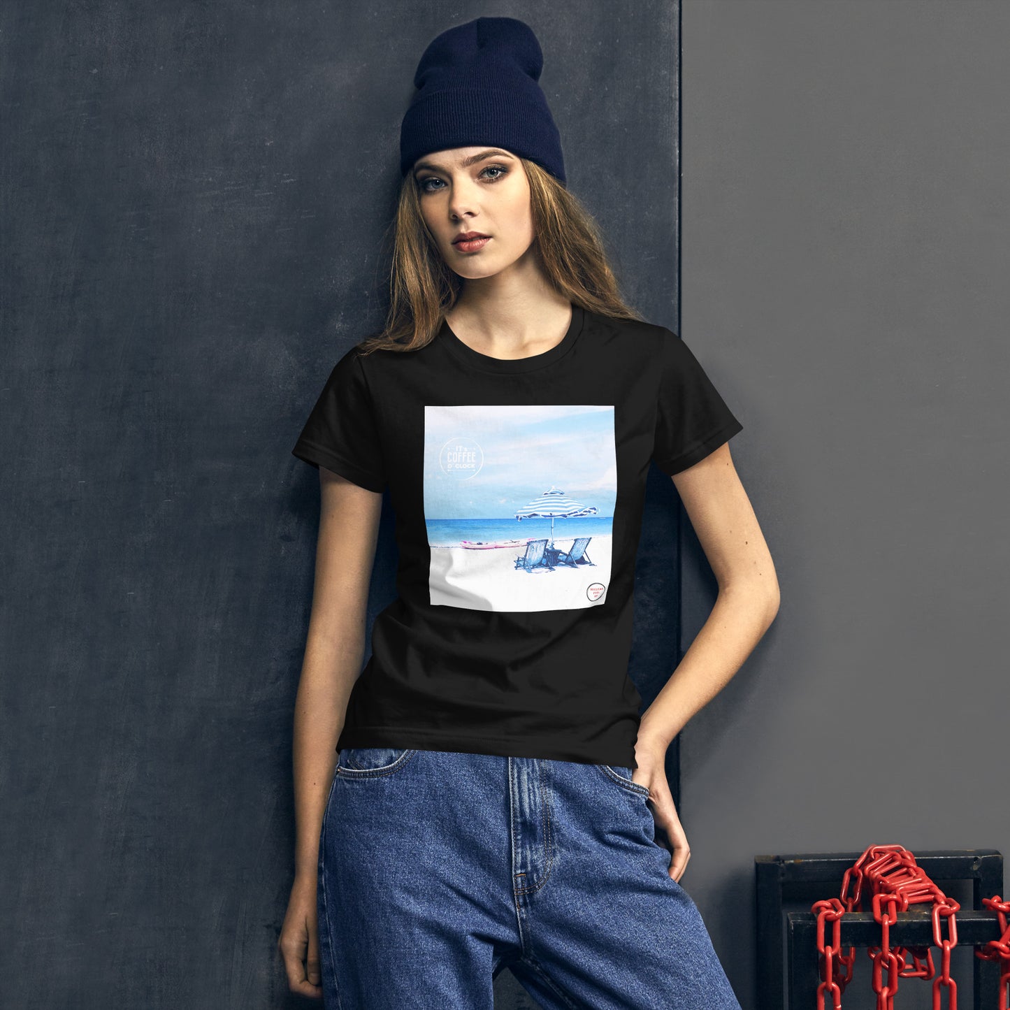 Coffee at the Beach Women's t-shirt