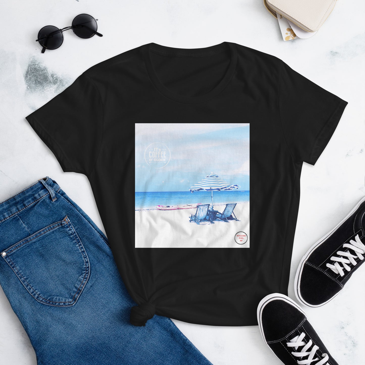 Coffee at the Beach Women's t-shirt