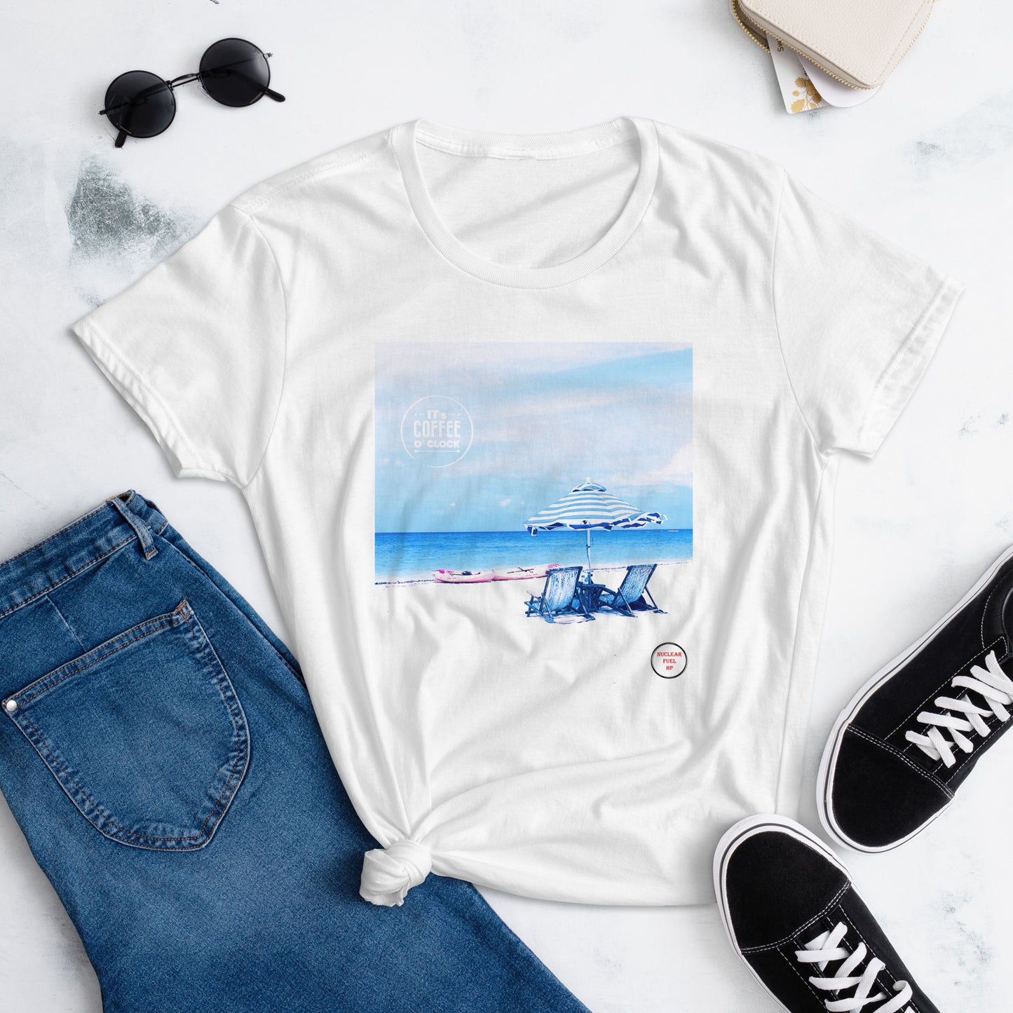 Coffee at the Beach Women's t-shirt