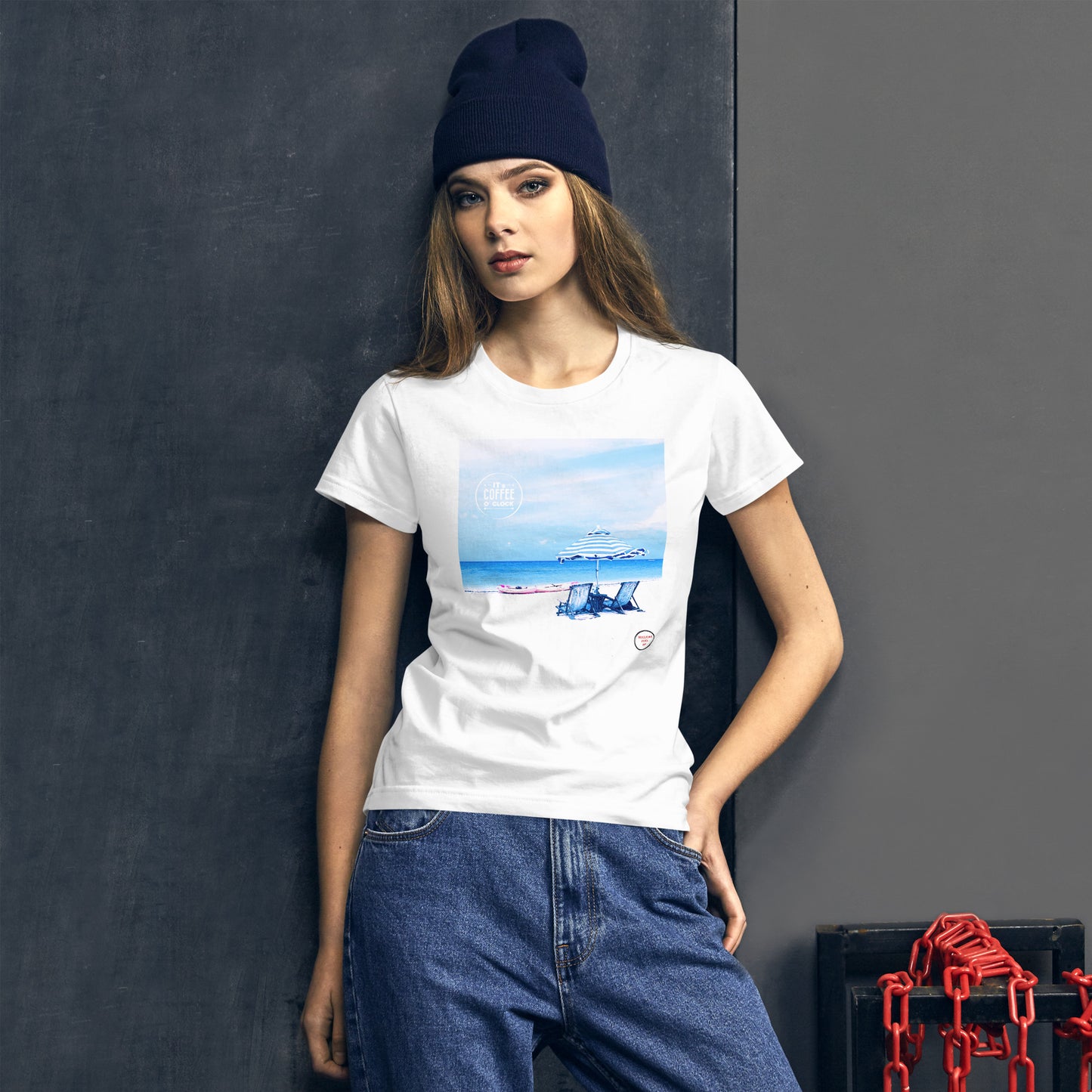 Coffee at the Beach Women's t-shirt