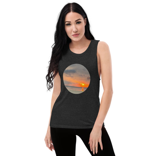 Sunset Ladies’ Muscle Tank