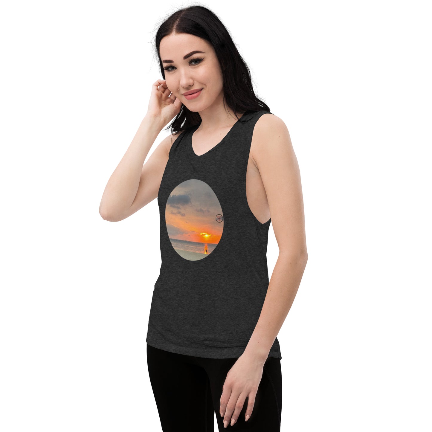 Sunset Ladies’ Muscle Tank