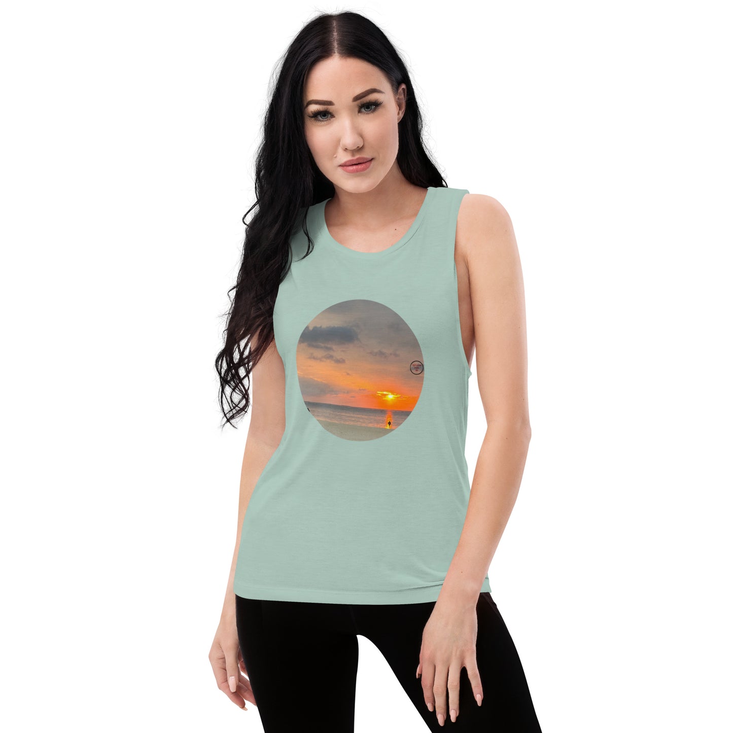 Sunset Ladies’ Muscle Tank