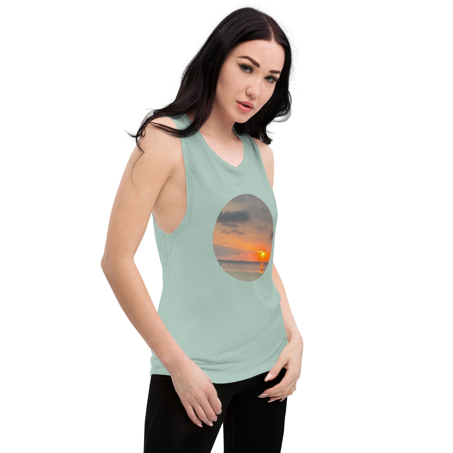 Sunset Ladies’ Muscle Tank