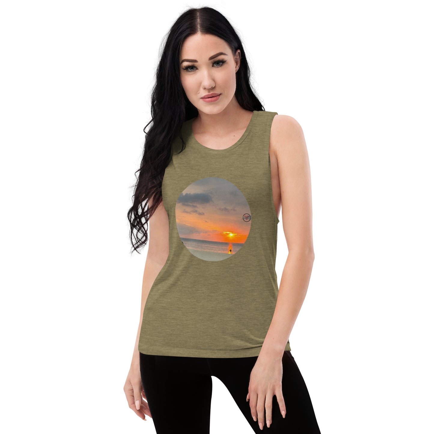 Sunset Ladies’ Muscle Tank