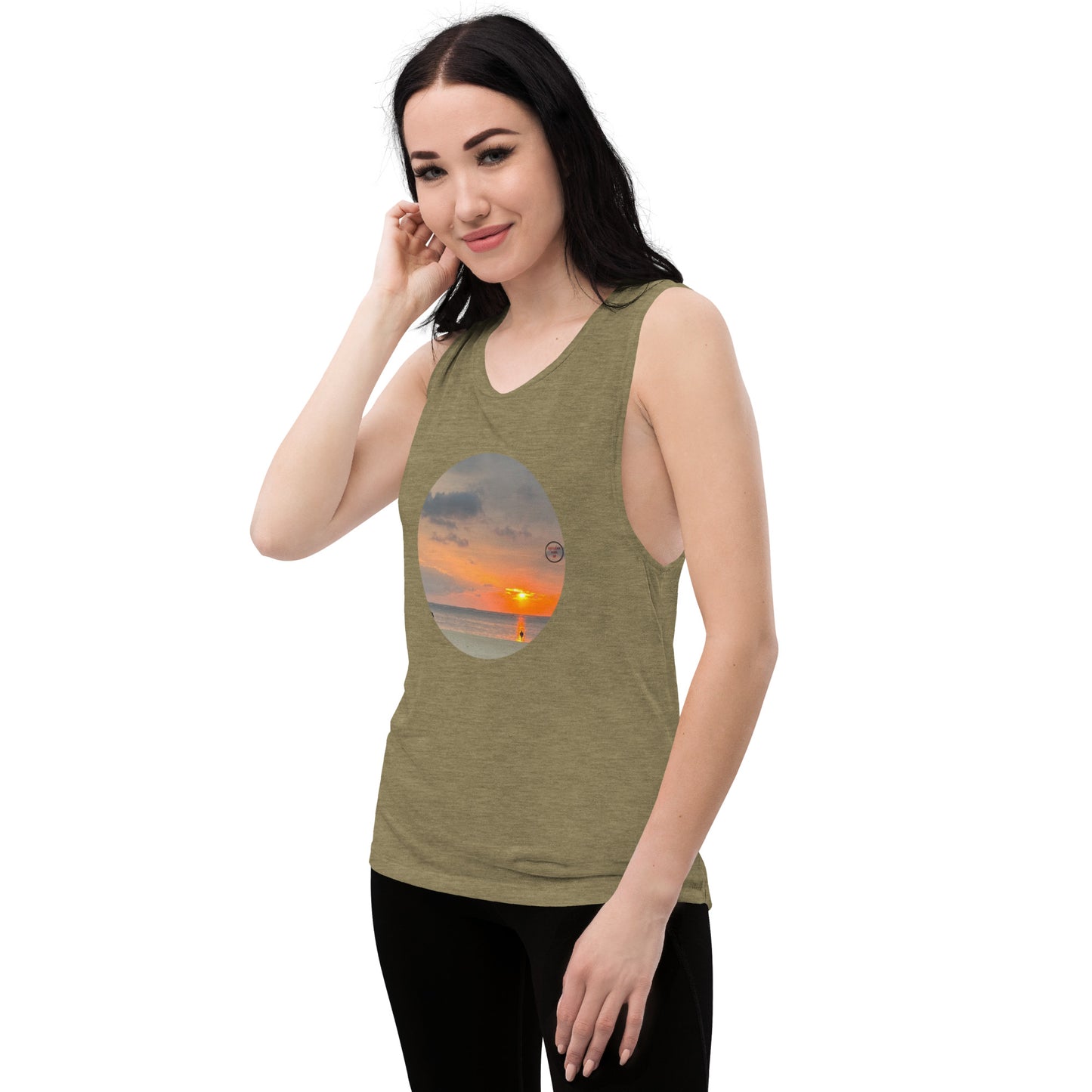 Sunset Ladies’ Muscle Tank