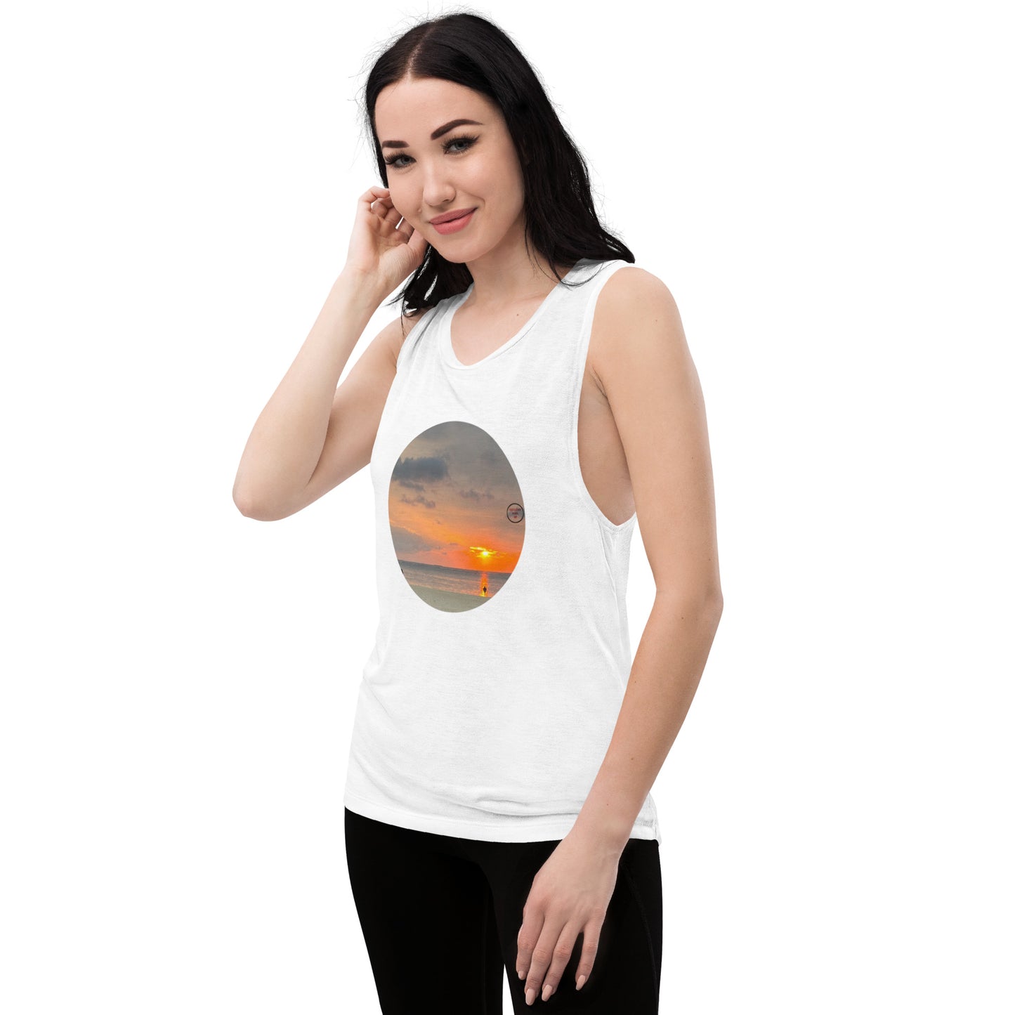 Sunset Ladies’ Muscle Tank