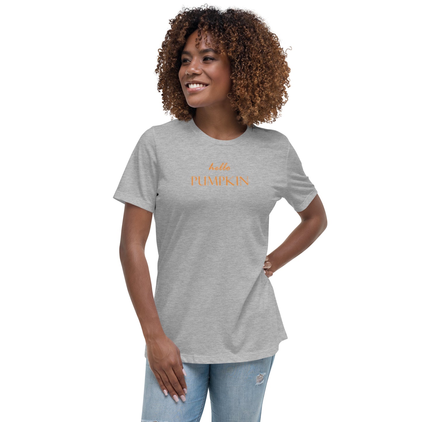 Hello Pumpkin Women's, Relaxed T-Shirt