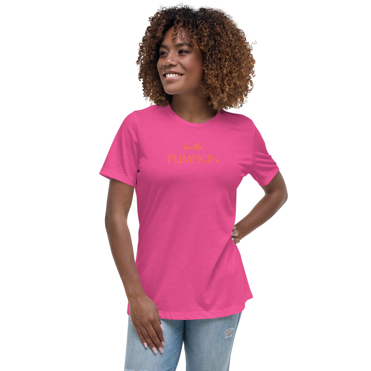 Hello Pumpkin Women's, Relaxed T-Shirt