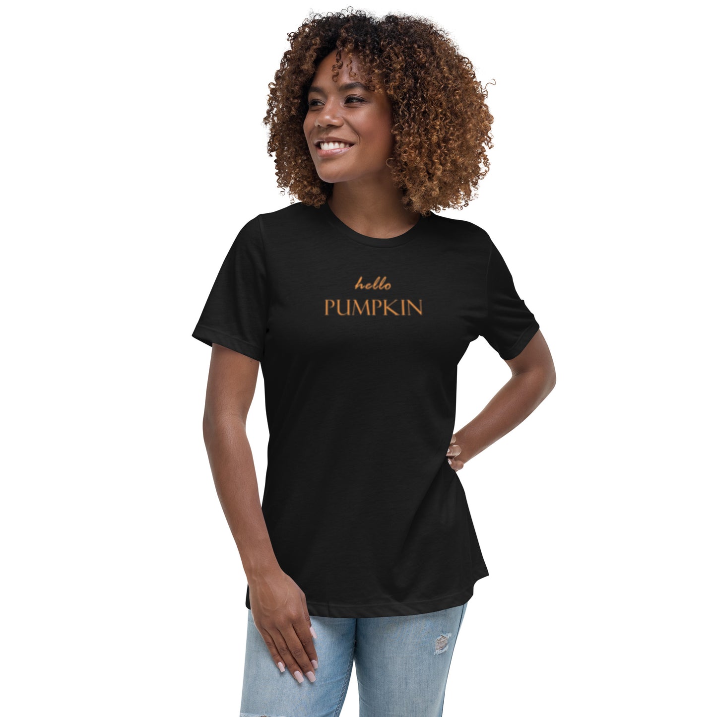 Hello Pumpkin Women's, Relaxed T-Shirt