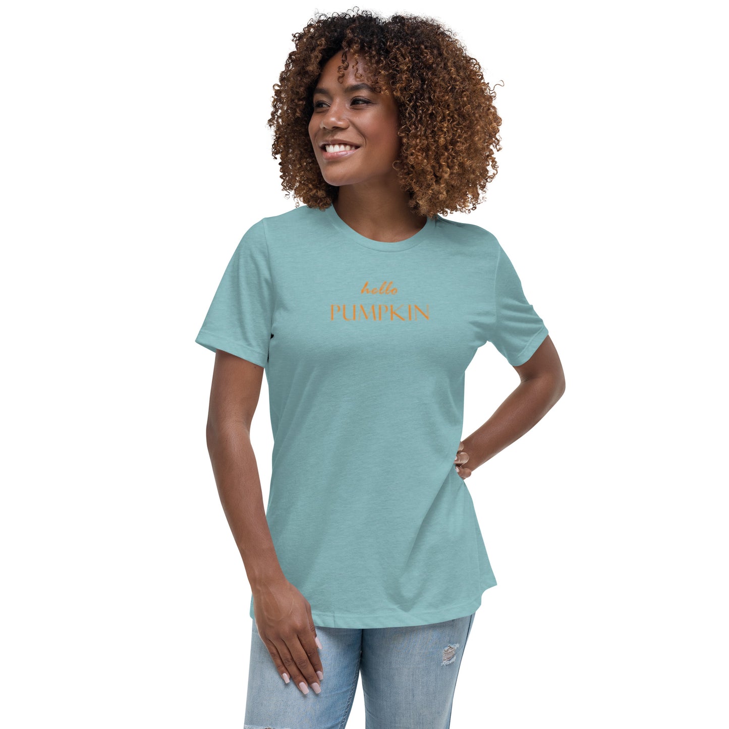 Hello Pumpkin Women's, Relaxed T-Shirt