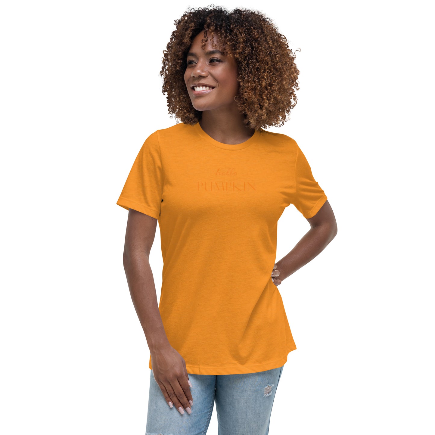 Hello Pumpkin Women's, Relaxed T-Shirt