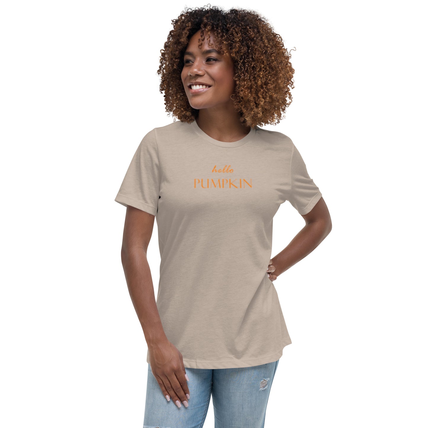 Hello Pumpkin Women's, Relaxed T-Shirt