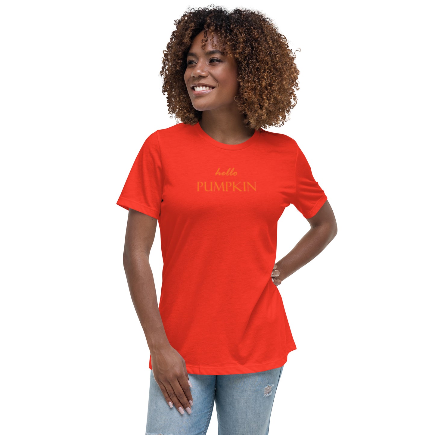 Hello Pumpkin Women's, Relaxed T-Shirt