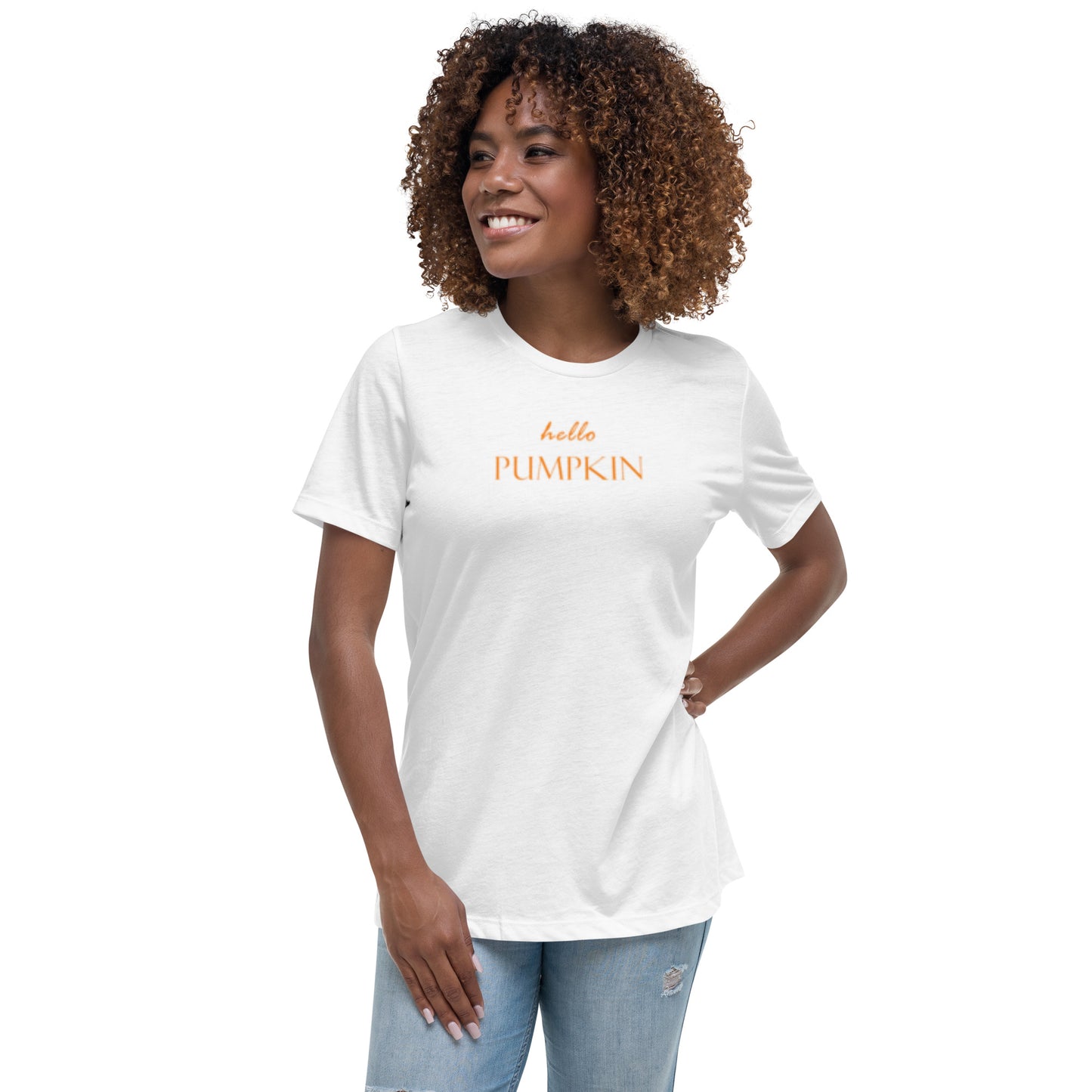 Hello Pumpkin Women's, Relaxed T-Shirt